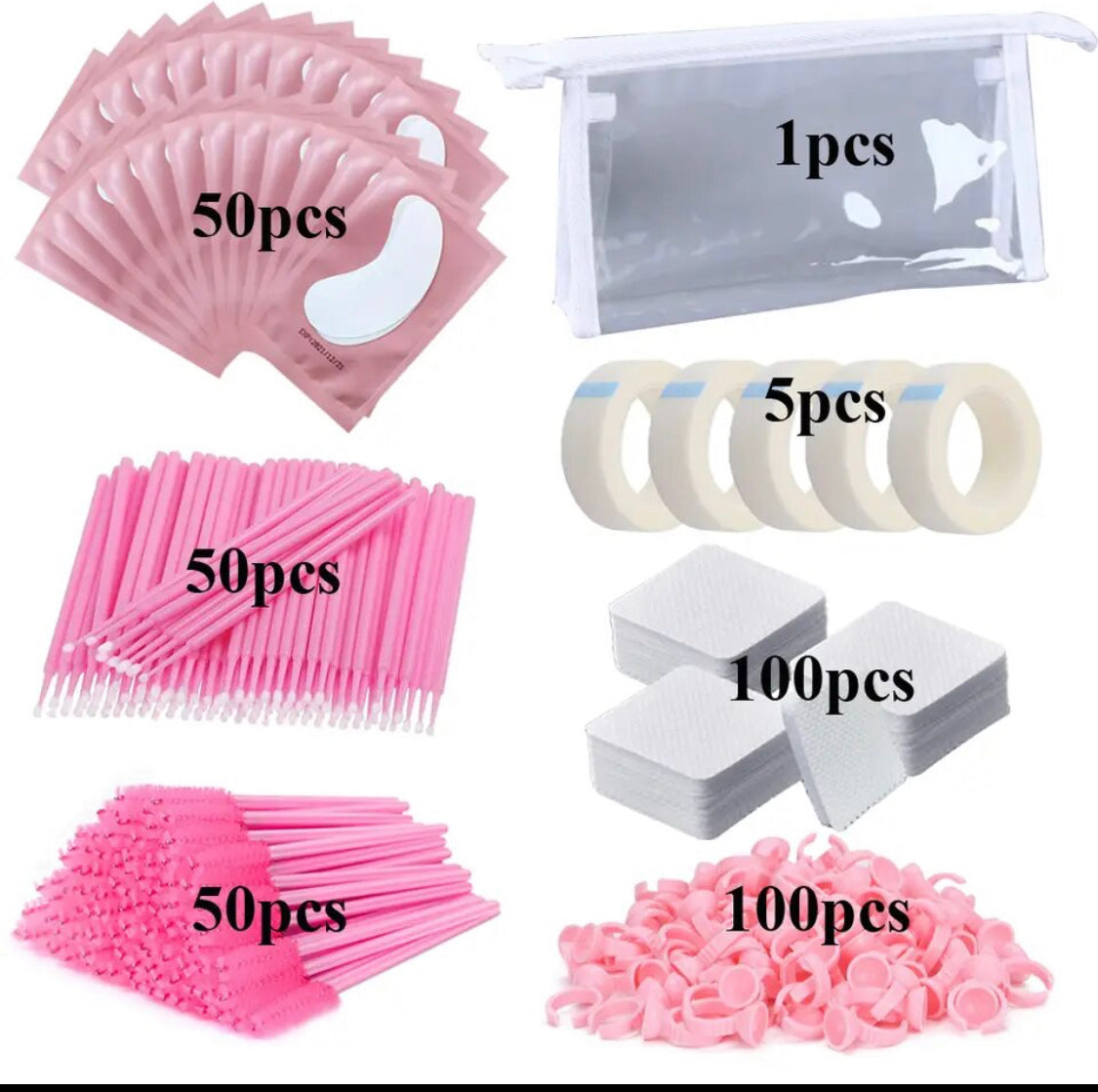 Eyelash Extension Supplies Kit -02