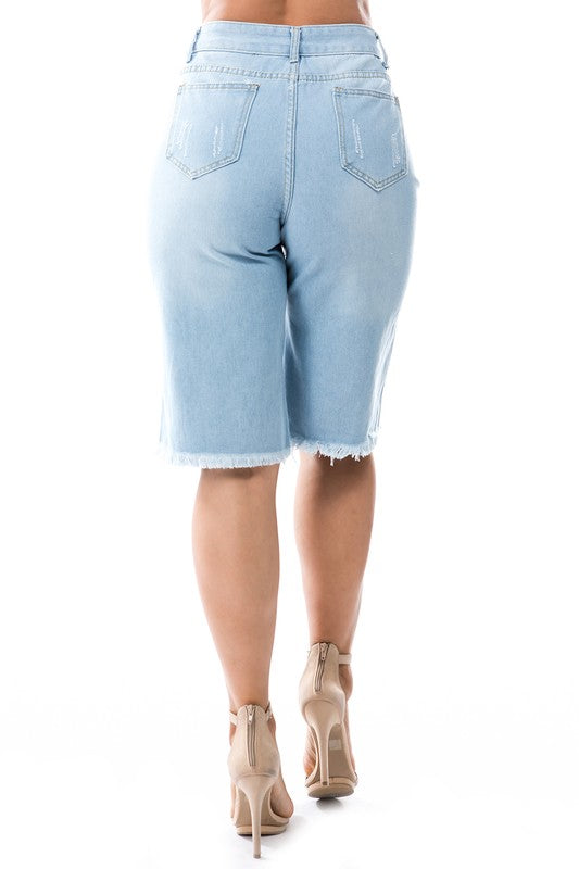 WOMEN FASHION DENIM SHORT