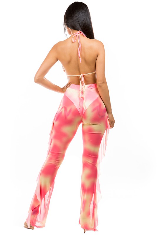 PINK PARADISE PANT SET -PINK