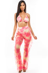 PINK PARADISE PANT SET -PINK