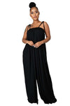 NICKI MAXI JUMPSUIT -BLACK