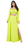 LEMON DROP MAXI DRESS SET