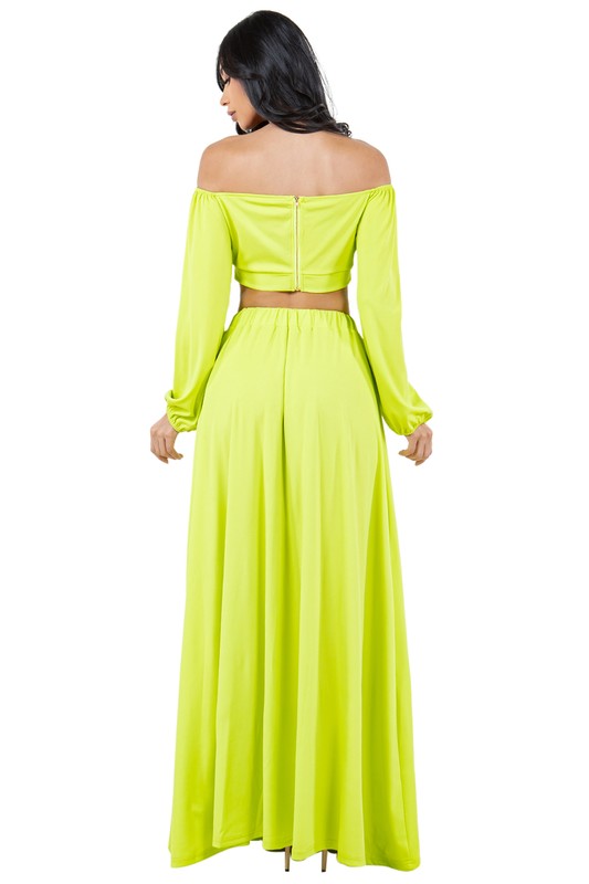 LEMON DROP MAXI DRESS SET