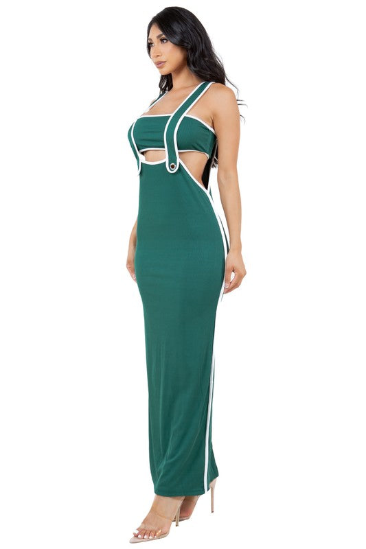 ANGELA BUTTER MAXI DRESS SET