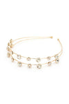 Crystal Iconic Double Row Headband