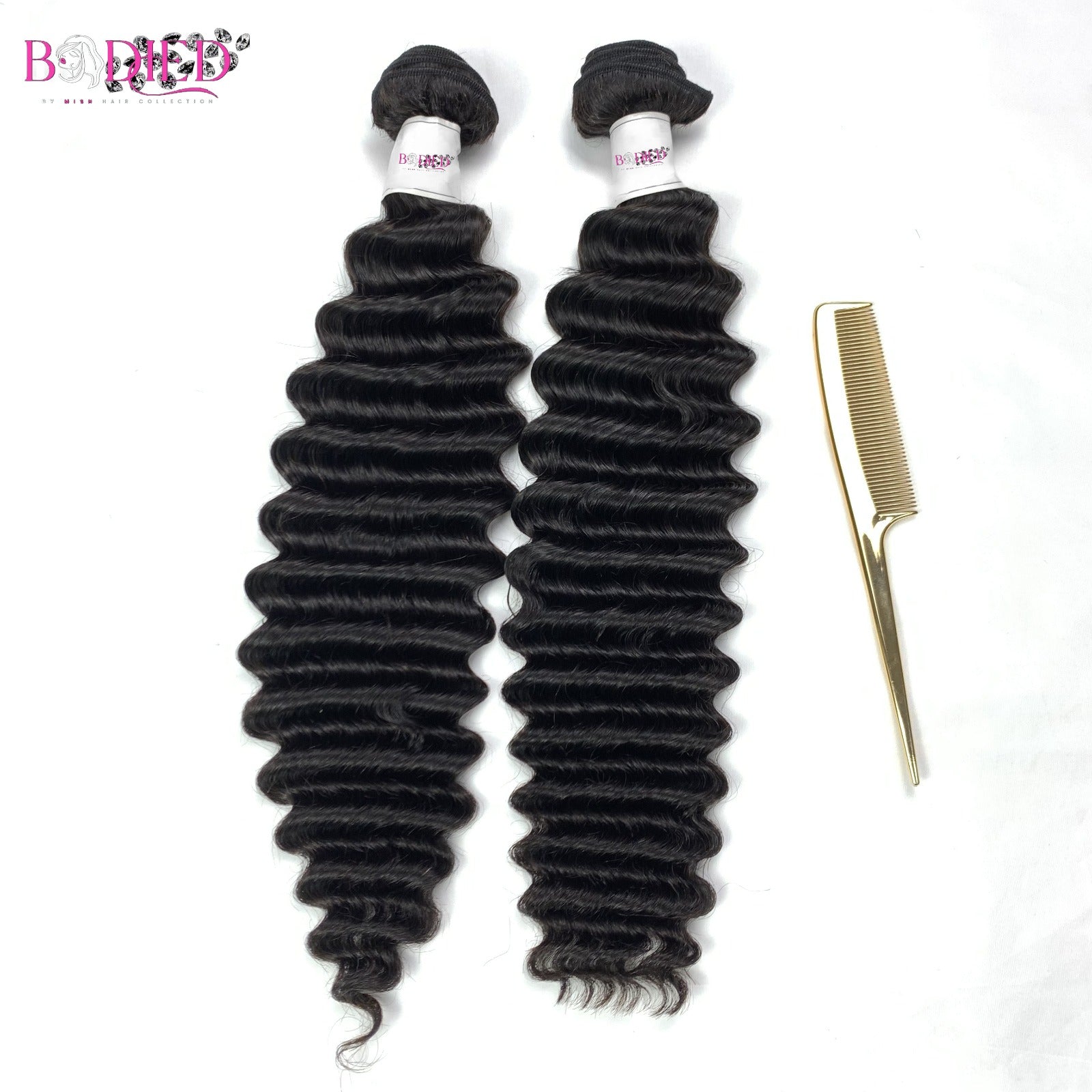 Deep Wave Virgin Hair Bundles – 100% Human Hair BODIED BY MISH Extensions