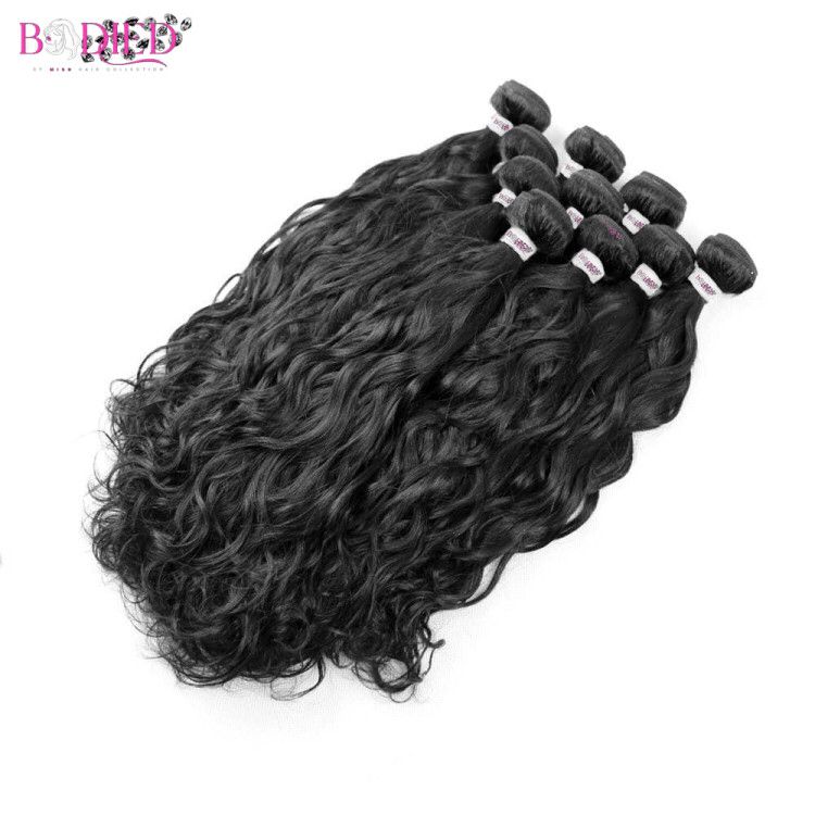 Natural Wave Virgin Hair Bundles – 100% Human Hair BODIED BY MISH Extensions