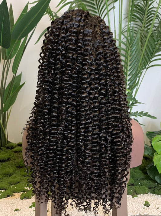 13x6 Curl Wave Wig RAW Brazilian (Transparent Lace Wig)