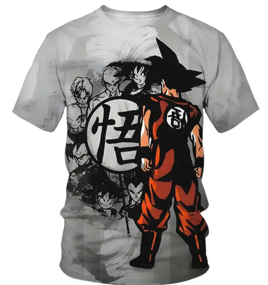 Dragon Ball T-shirts
Men-Grey