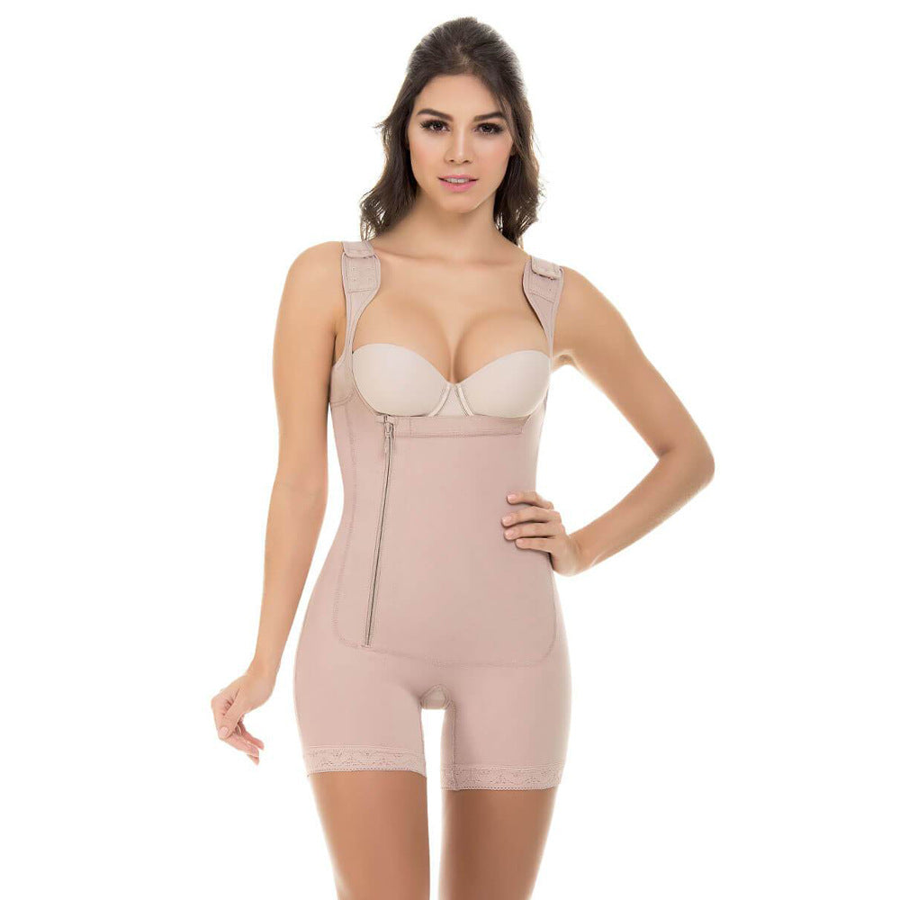 Postpartum hip lifting bodysuit