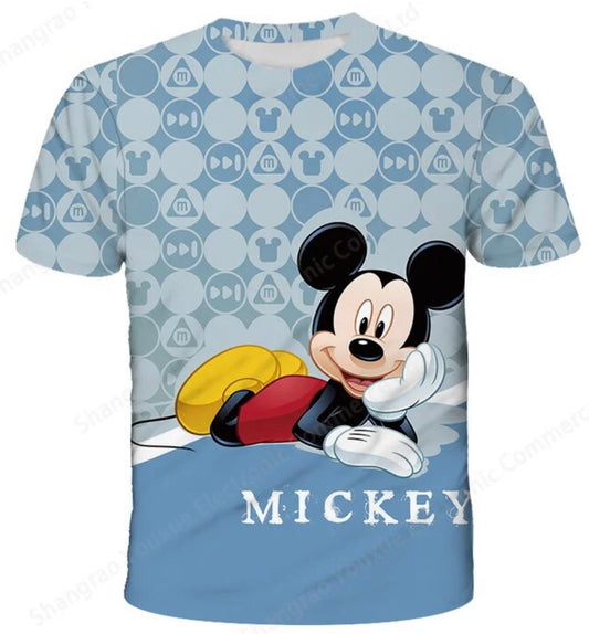 3D MICKEY MOUSE T-SHIRTS -BLUE
