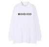 BODIED MEN Mock Neck T-Shirt - WHITE