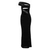 Piper Sheer Maxi Dress| Black