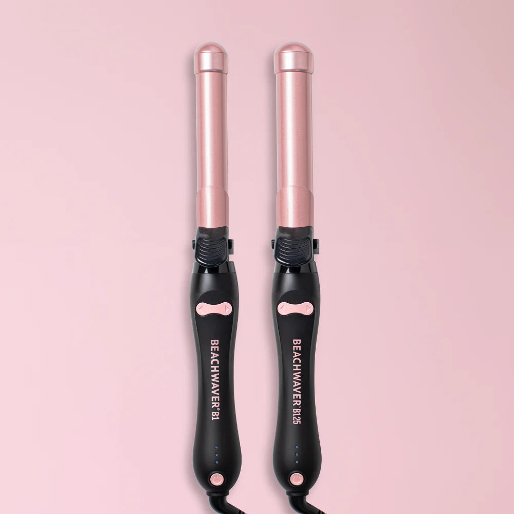 BEACHWAVER B1 MIDNIGHT ROSE ROTATING CURLING IRON