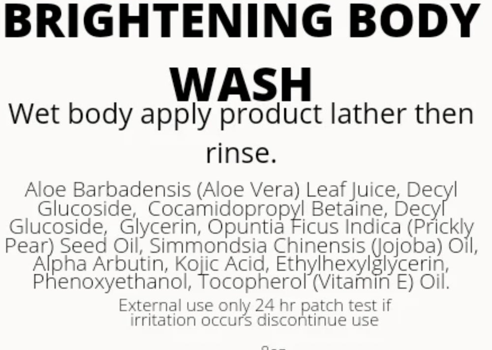 BRIGHTENING BODY WASH