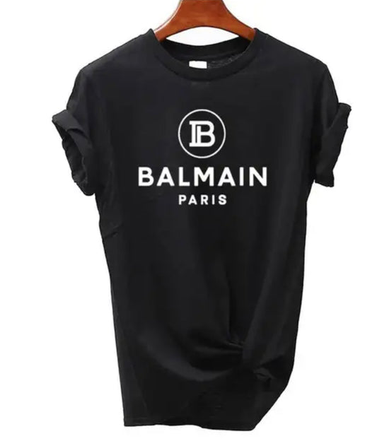 BALMAIN PARIS T-SHIRT- BLACK