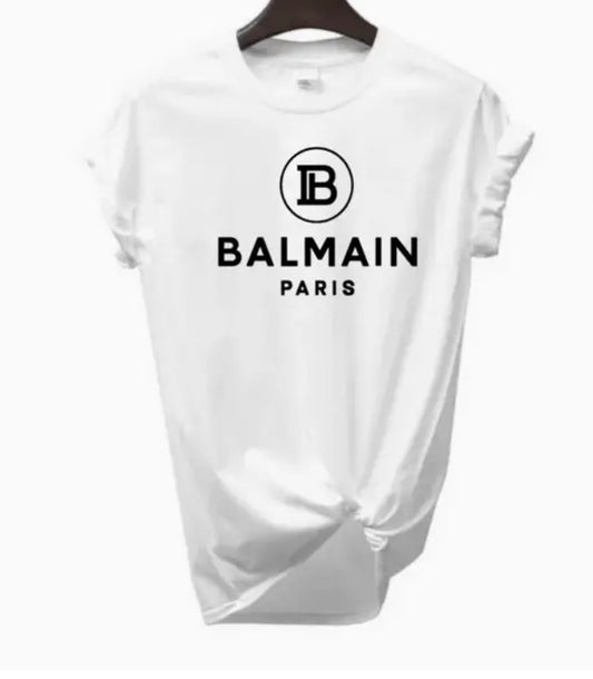 BALMAIN PARIS T-SHIRT- WHITE