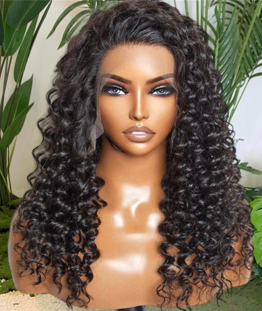 13x6 Deep Curl Wig RAW Brazilian (HD Lace)
