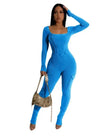 CARGO JUMPSUIT-SEA BLUE