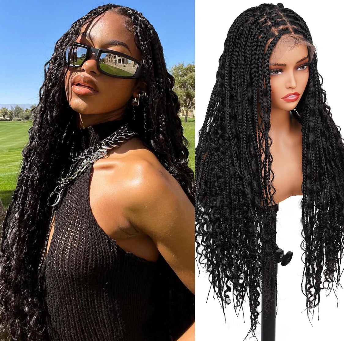 BRAIDED KNOTLESS WIG