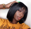 NATURAL BLACK BOB WIGS