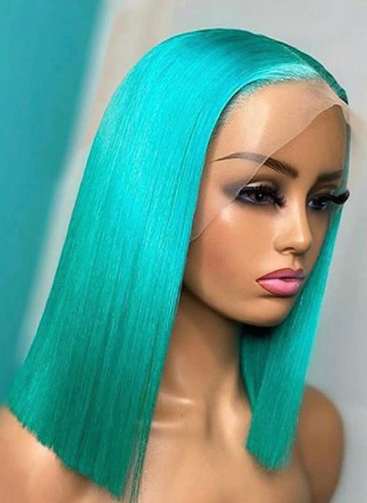 "ICY" LACE BLUE FRONTAL WIG