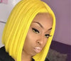 YELLOW BOB WIG