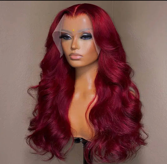 RED WINE HD LACE BODY WAVE